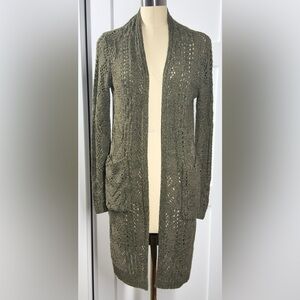 NWOT Knox Rose open front duster cardigan